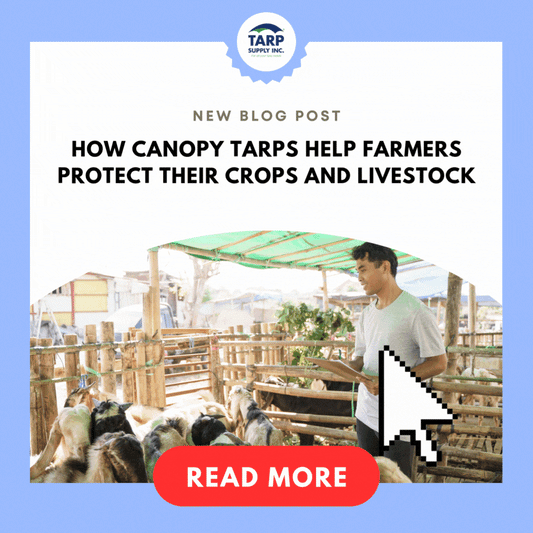 How Canopy Tarps Help Farmers Protect Their Crops and Livestock