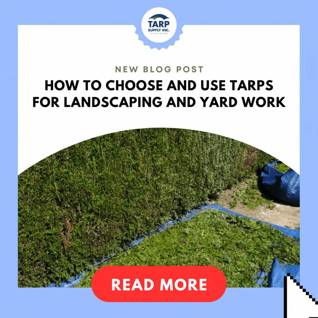 How to Choose Tarps for Landscaping Tarp Supply Inc.