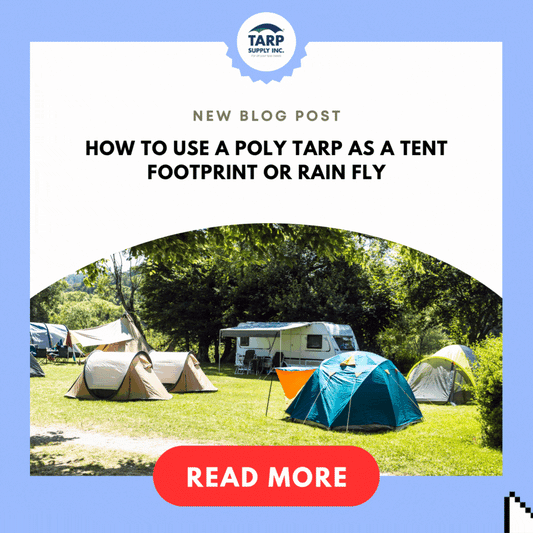 How to Use a Poly Tarp as a Tent Footprint or Rain Fly