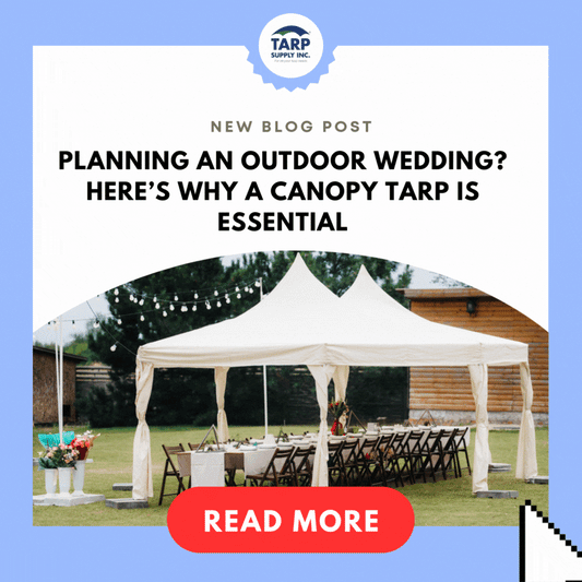 Planning an Outdoor Wedding? Here’s Why a Canopy Tarp is Essential