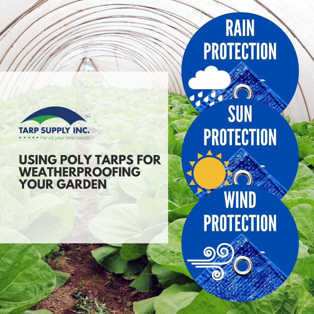 Using Poly Tarps for Weatherproofing Your Garden