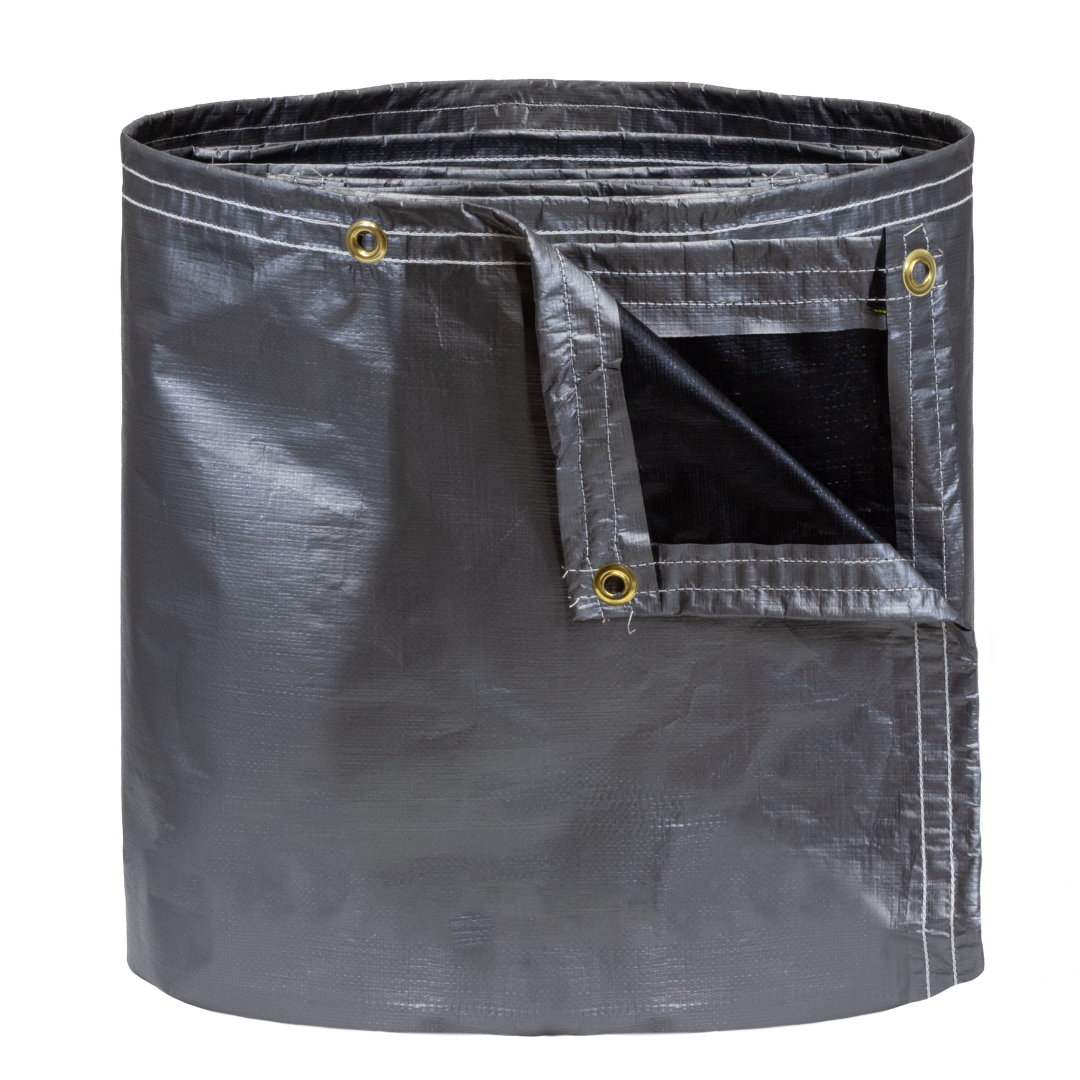 Super Heavy Duty Silver/Black Poly Tarp 10'X15'