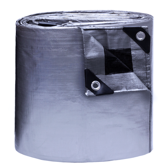 20'x30' Heavy Duty Silver/Black Poly Tarp