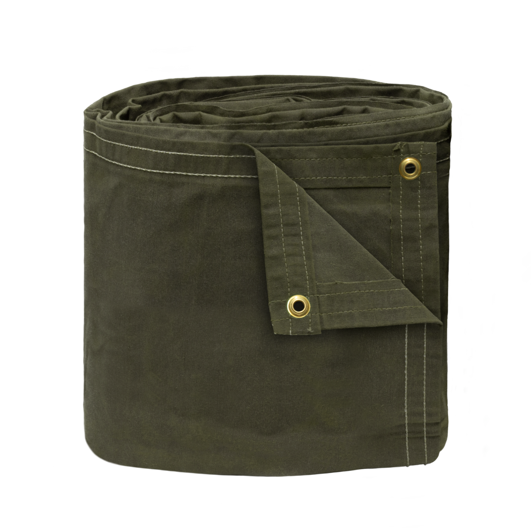 40'x60' Off-White Canvas Tarp 16 oz