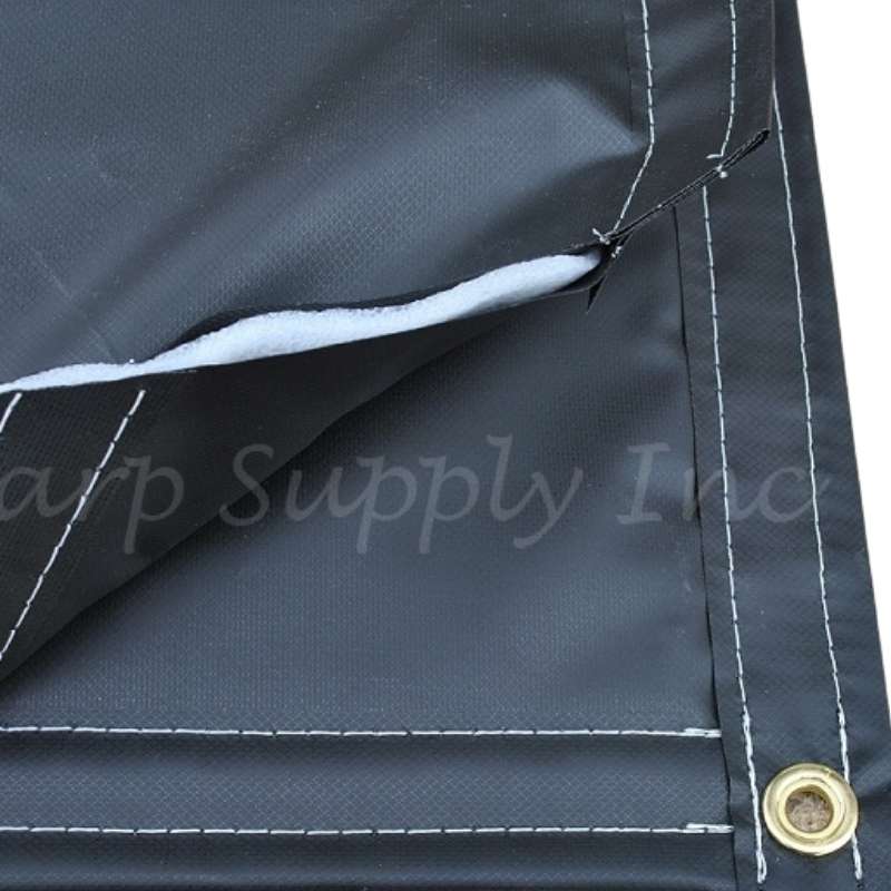 10 oz Insulated Vinyl Tarp w. 1/4 Inch Foam 3'x12'
