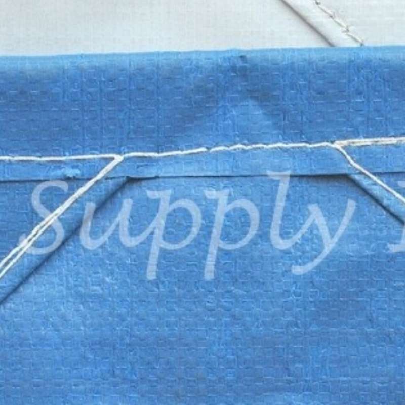 8'x10' 16 Mil Super Blue Poly Tarp with D-rings