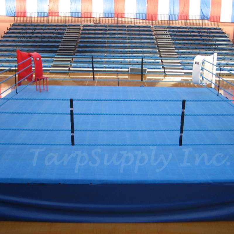 18 oz Vinyl Boxing Ring Cover 18'X18' | Heavy Duty