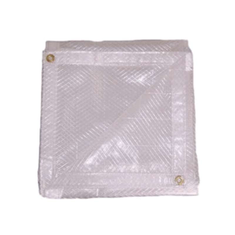 50'x50' Clear Polyethylene Diamond Grid Tarp
