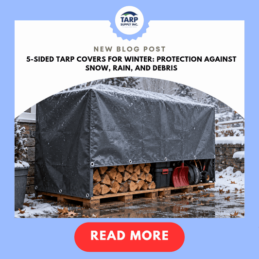 5-Sided Tarp Covers for Winter: Protection Against Snow, Rain, and Debris
