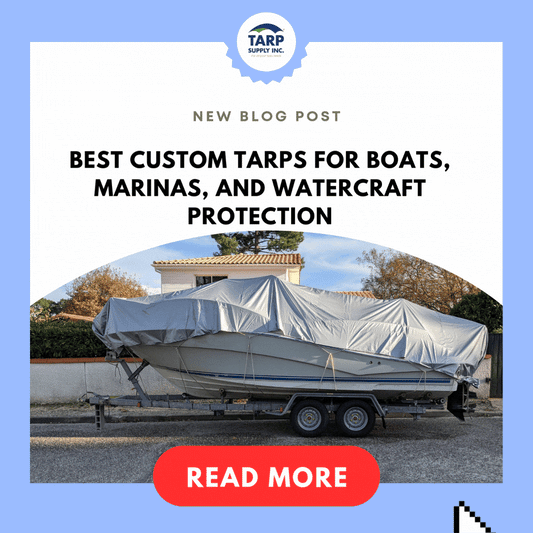 Best Custom Tarps for Boats, Marinas, and Watercraft Protection