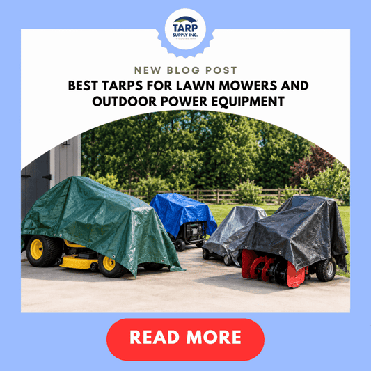Best Tarps for Lawn Mowers and Outdoor Power Equipment