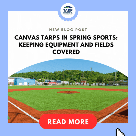 Canvas Tarps in Spring Sports: Keeping Equipment and Fields Covered