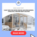 Clear Tarps for Winter Porches and Wind Barriers: A Practical, Weather-Ready Solution