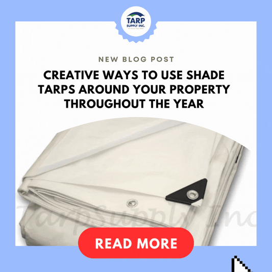 Creative Ways to Use Shade Tarps Around Your Property Throughout the Year