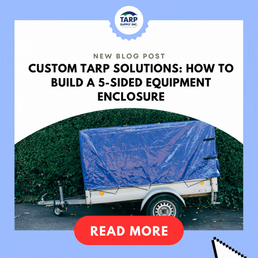 Custom Tarp Solutions: How to Build a 5-Sided Equipment Enclosure
