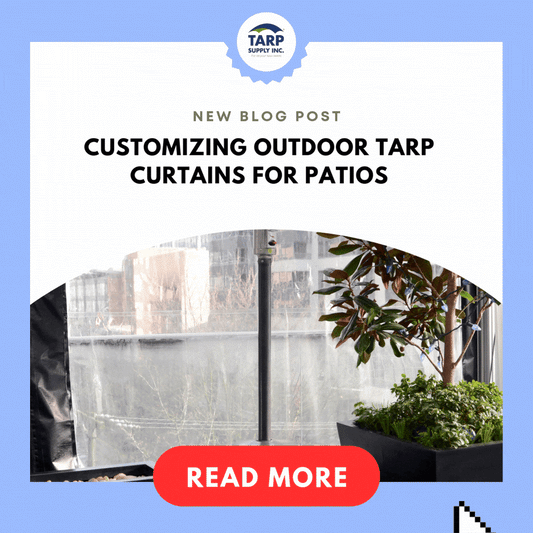 Customizing Outdoor Tarp Curtains for Patios