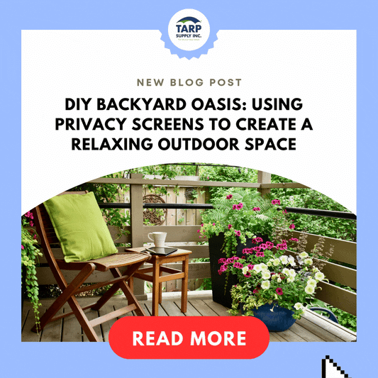 DIY Backyard Oasis: Using Privacy Screens to Create a Relaxing Outdoor Space