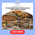 DIY Backyard Projects with Canvas Tarps for Fall Season