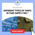 Different Types of Tarps in Tarp Supply Inc.®