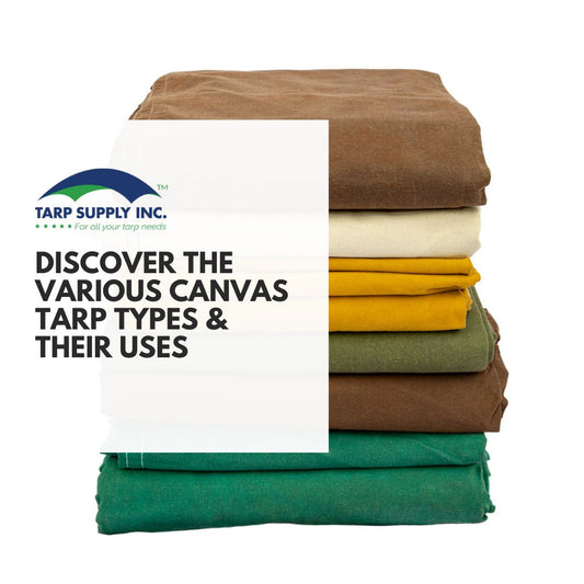 Various Canvas Tarp Types & Their Uses