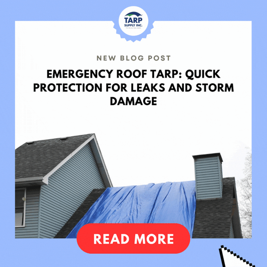 Emergency Roof Tarp: Quick Protection for Leaks and Storm Damage