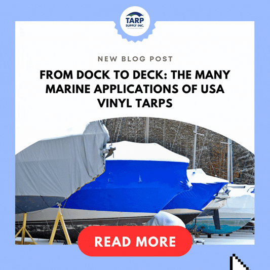 The Many Marine Applications of USA Vinyl Tarps