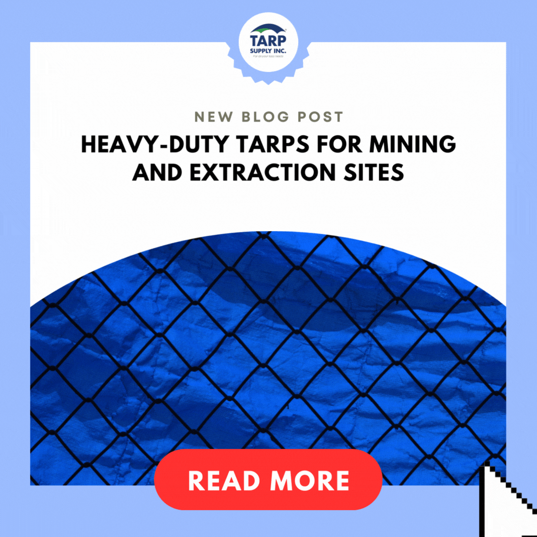 Heavy-Duty Tarps for Mining and Extraction Sites | Tarp Supply Inc.