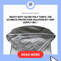 Heavy Duty Silver Poly Tarps: The Ultimate Protection Solution by Tarp Supply Inc.®