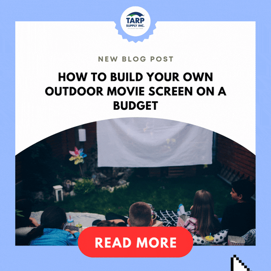 How to Build Your Own Outdoor Movie Screen on a Budget