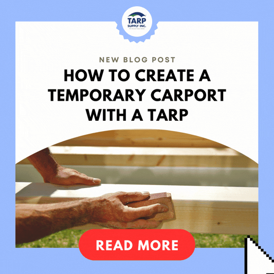 How to Create a Temporary Carport with a Tarp