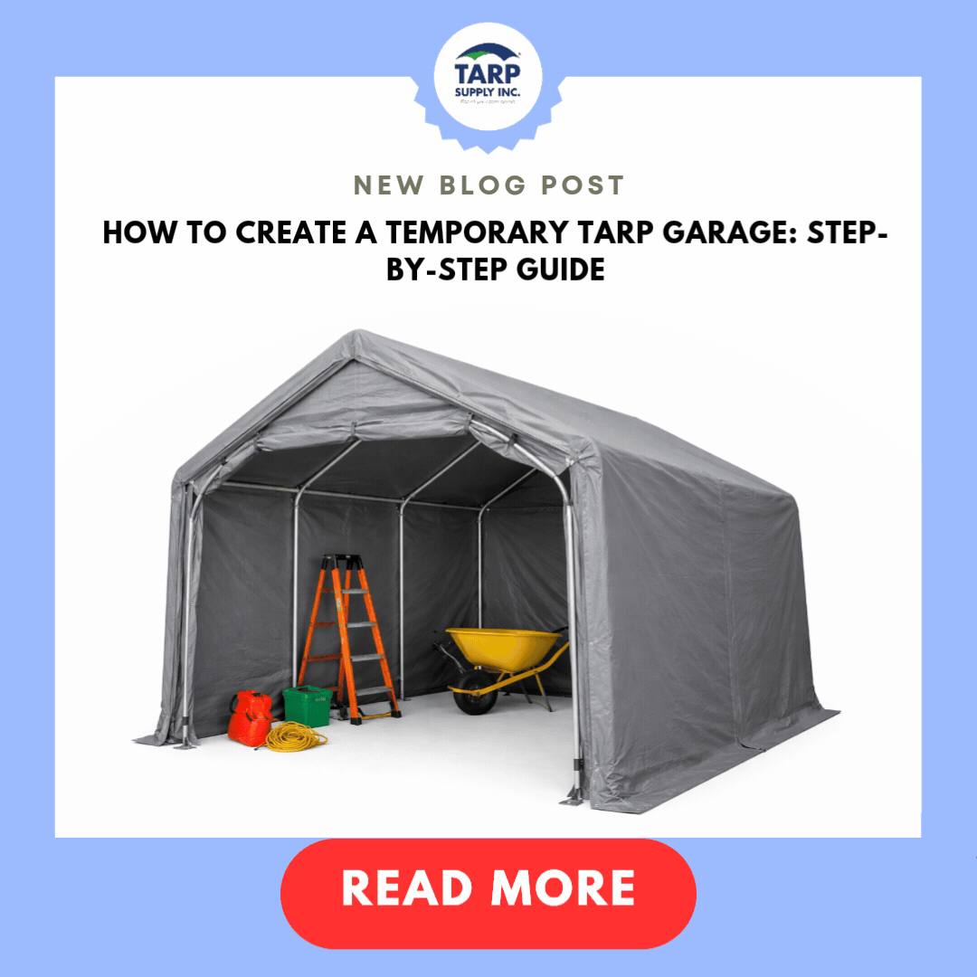 How to Create a Temporary Tarp Garage | Step Guide