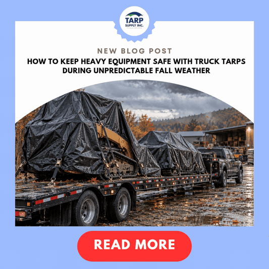 How to Keep Heavy Equipment Safe With Truck Tarps During Unpredictable Fall Weather