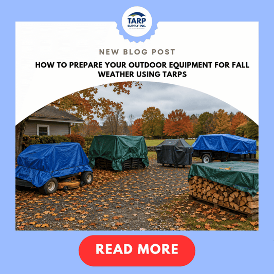 How to Prepare Your Outdoor Equipment for Fall Weather Using Tarps
