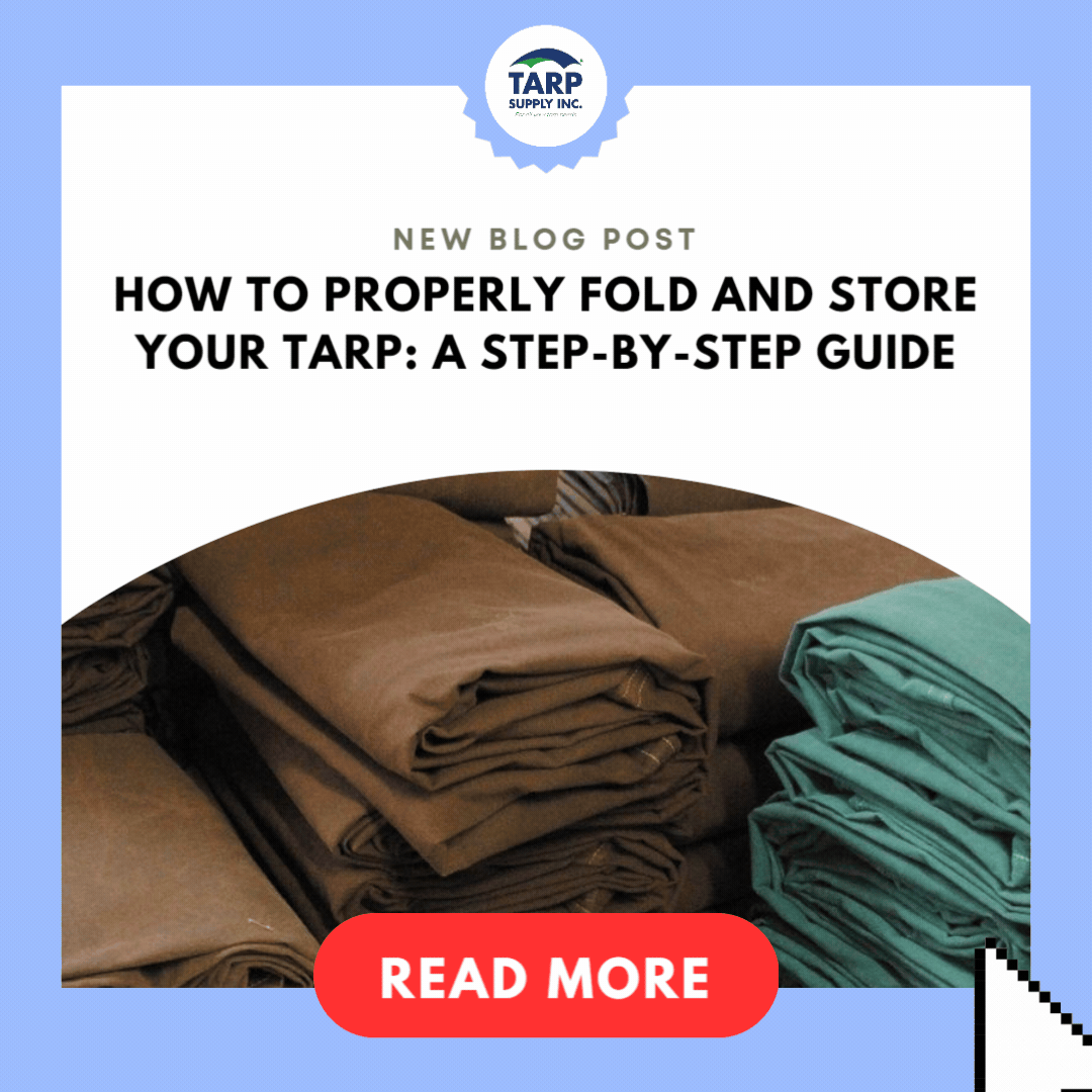 How to Properly Fold and Store Your Tarp Tarp Supply Inc.