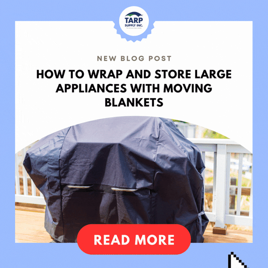 How to Wrap and Store Large Appliances with Moving Blankets
