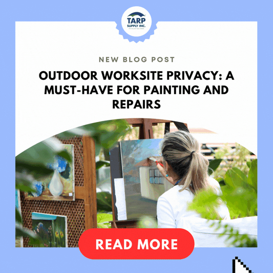 Outdoor Worksite Privacy: A Must-Have for Painting and Repairs
