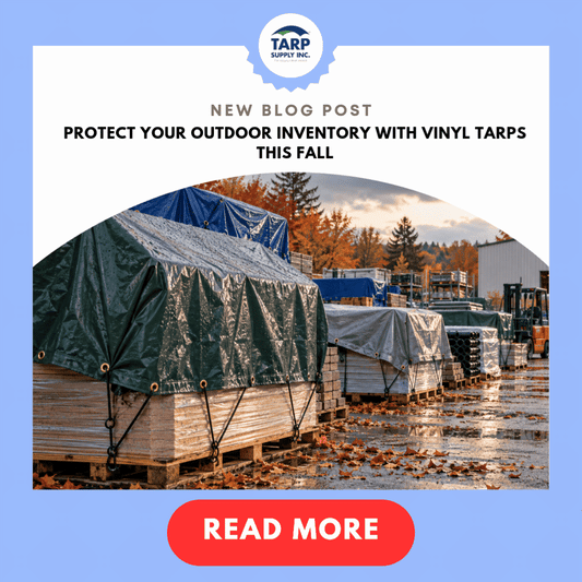 Protect Your Outdoor Inventory with Vinyl Tarps This Fall