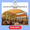 Shade Tarps for Outdoor Events During Warm Fall Weather