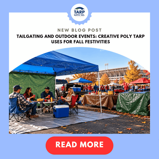 Tailgating and Outdoor Events: Creative Poly Tarp Uses for Fall Festivities