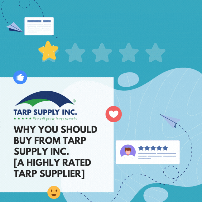 Why You Should Buy From Tarp Supply Inc. [Highly Rated Tarp Supplier]