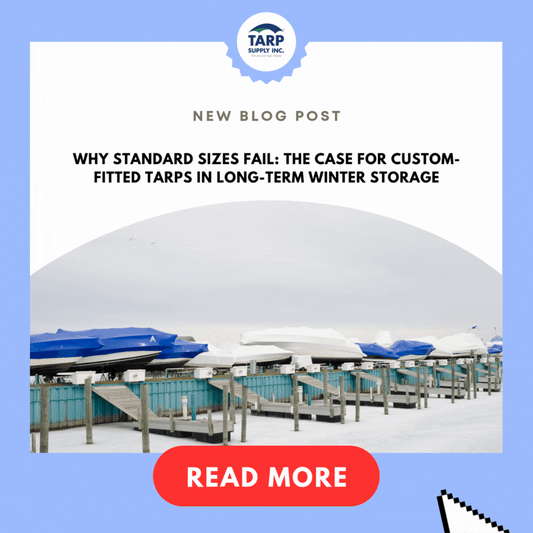 The Case for Custom-Fitted Tarps in Long-Term Winter Storage
