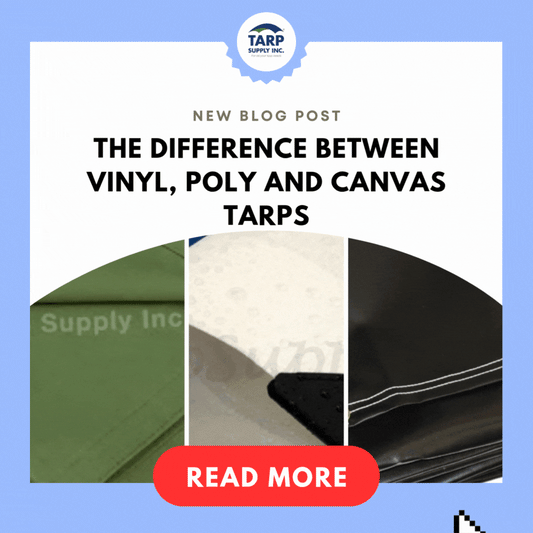 The Difference Between Vinyl, Poly and Canvas Tarps
