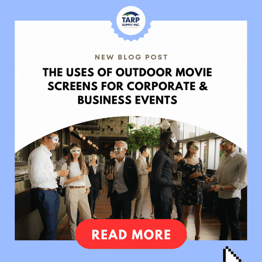 The Uses of Outdoor Movie Screens for Corporate & Business Events