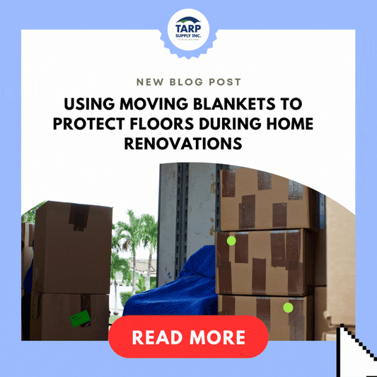 Using Moving Blankets to Protect Floors During Home Renovations