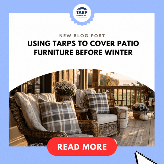 Using Tarps to Cover Patio Furniture Before Winter