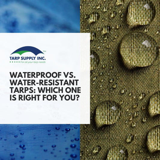 Waterproof vs. Water-Resistant Tarps