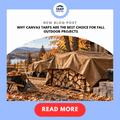 Why Canvas Tarps Are the Best Choice for Fall Outdoor Projects