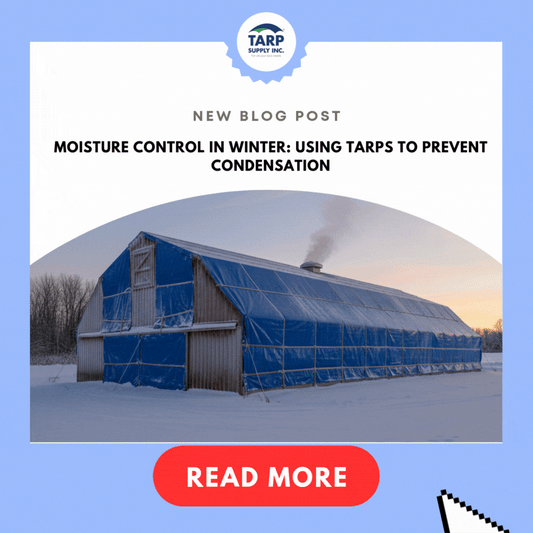 Moisture Control in Winter: Using Tarps to Prevent Condensation