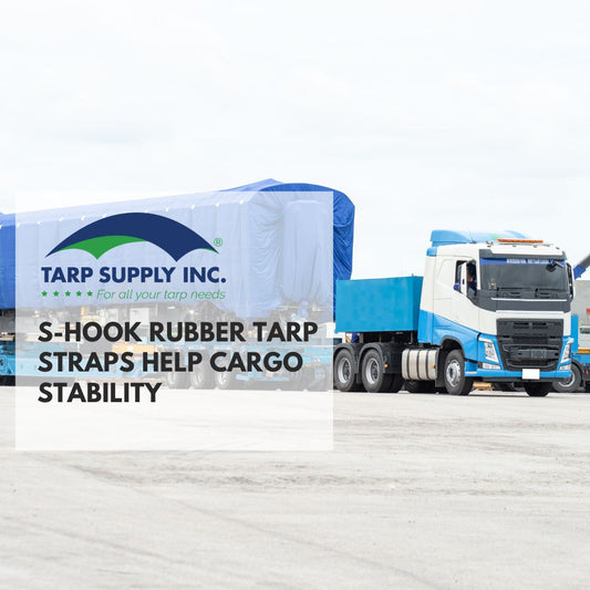 S-Hook Rubber Tarp Straps Help Secure Cargo Stability