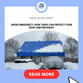 Snow Emergency: How Tarps Can Protect Your Roof and Driveway